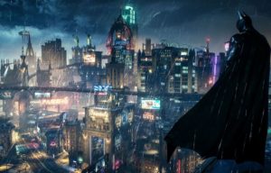 Gotham City privit de la inaltime.